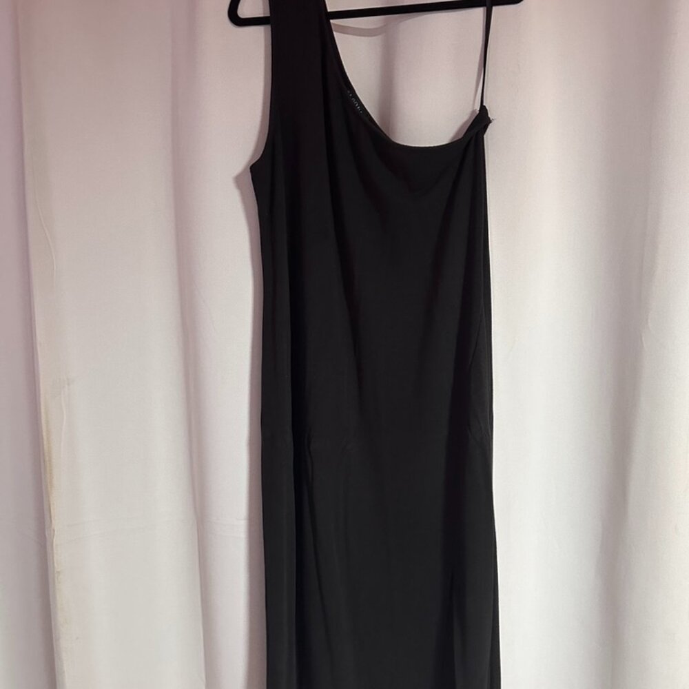 Eloquii Black one-shoulder dress 22/24